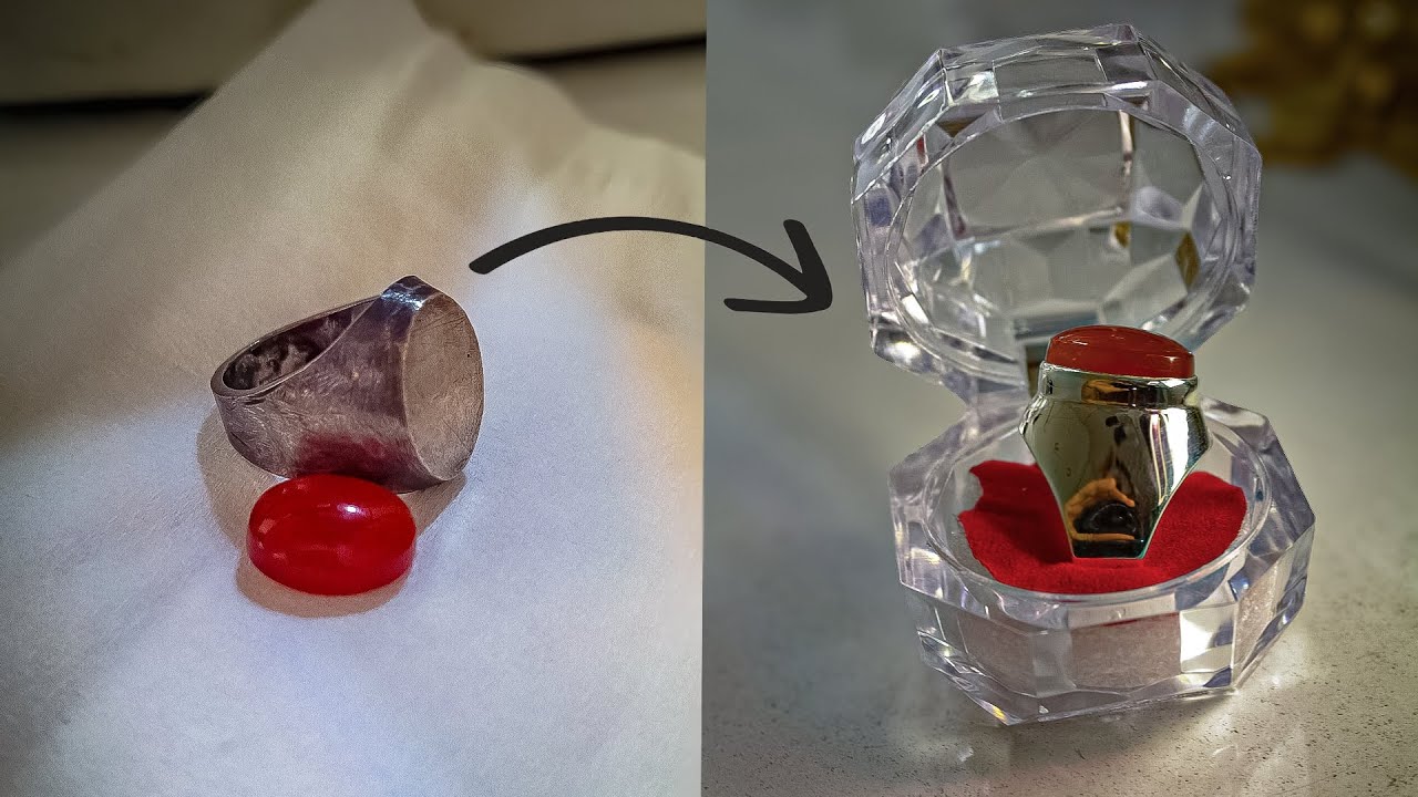 Transforming Raw Silver into a Stunning Men's Ring | Custom Jewelry Creation