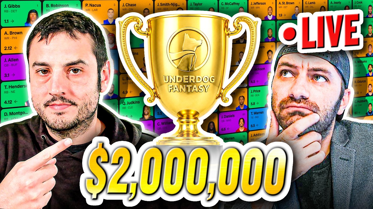 Fantasy Football Draft for $2 MILLION | Best Ball Mania VII