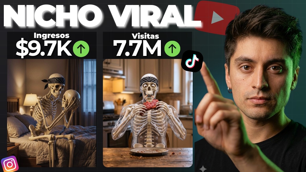 ASÍ CREO SHORTS VIRALES DE ESQUELETOS CON IA (GRATIS)