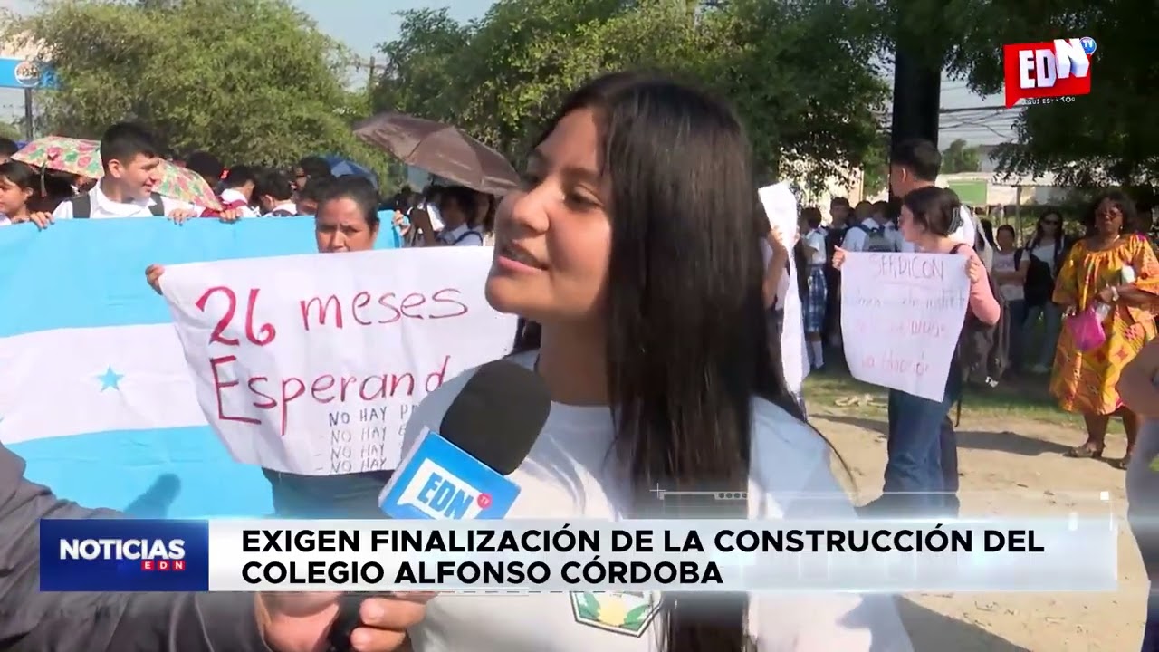 Exigen finalización de la construcción del colegio Alfonso Córdova