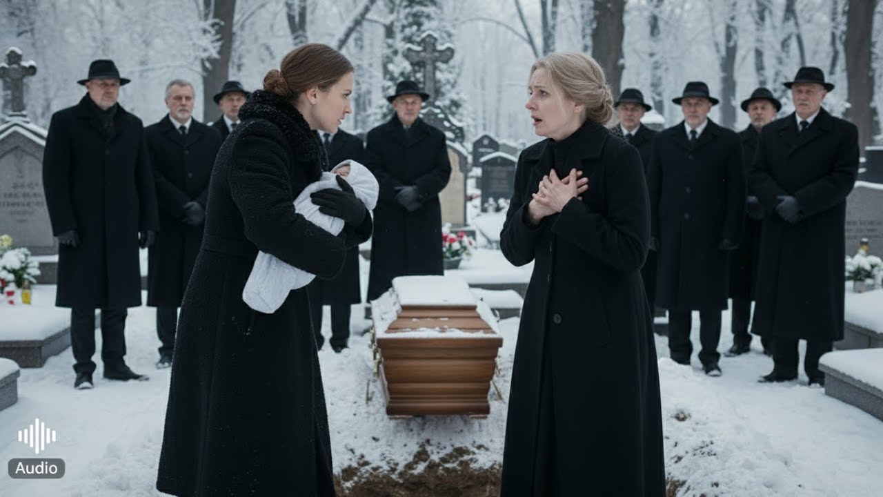 Siostra wyjawia na pogrzebie, że dziecko jest synem mojego męża – a jego testament odbiera mi...