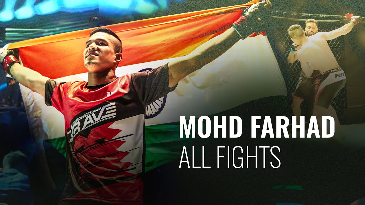 MMA Fights of Mohammad Farhad | BRAVE CF FREE MMA Fights | Indian MMA Champion