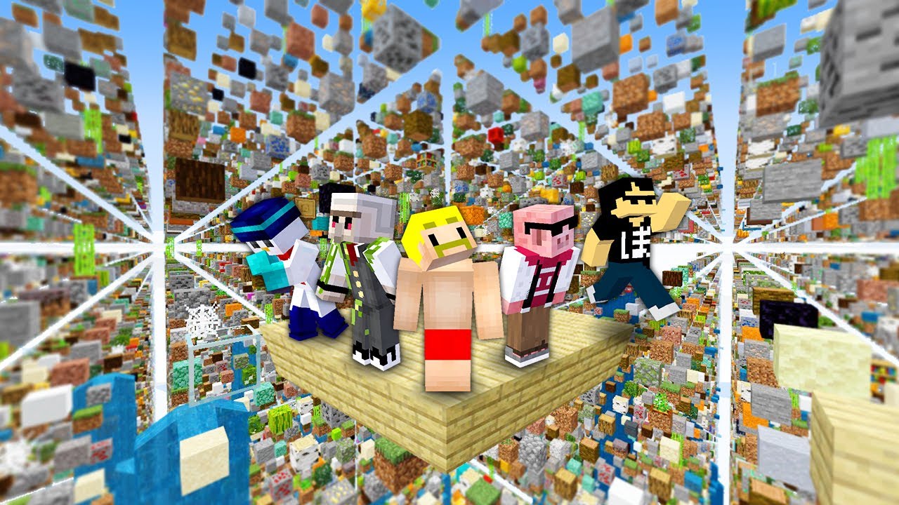 【マイクラ】落ちると死ぬ！全てのブロックが浮いている世界でサバイバル！