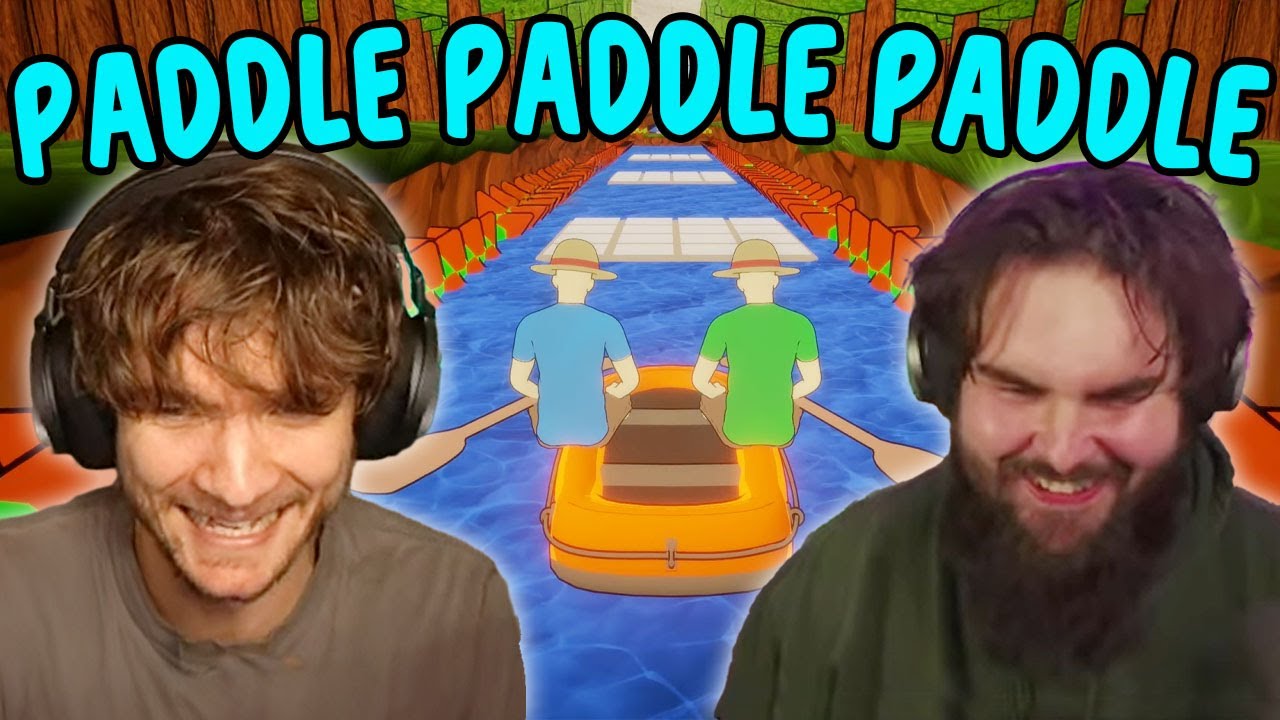 Teo and Yomo play Paddle Paddle Paddle