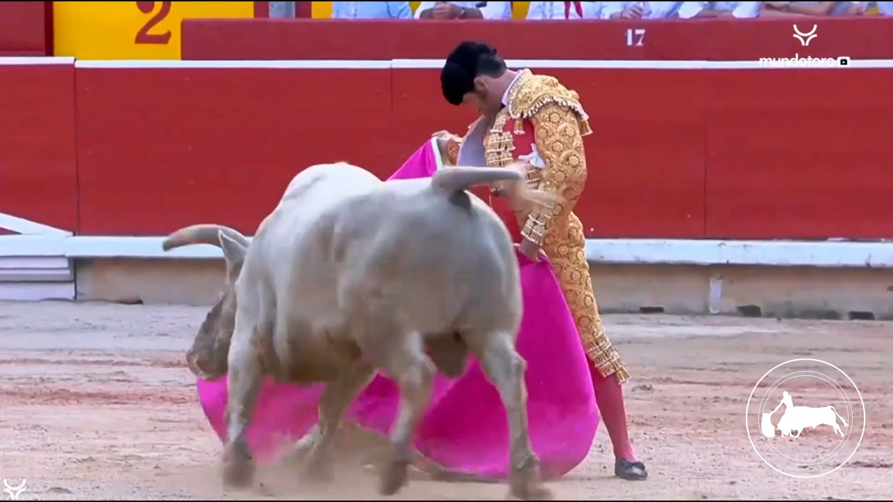 Morante de La Puebla, segundo toro, Feria de San Ferm&iacute;n, Pamplona 11-07-2023