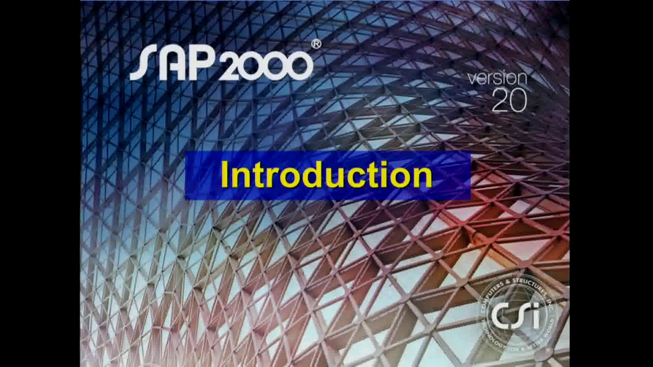 อบรม SAP2000 (v.20) เพื่อการออกแบบอย่างมืออาชีพ รุ่นที่ 5 (1 / 18)