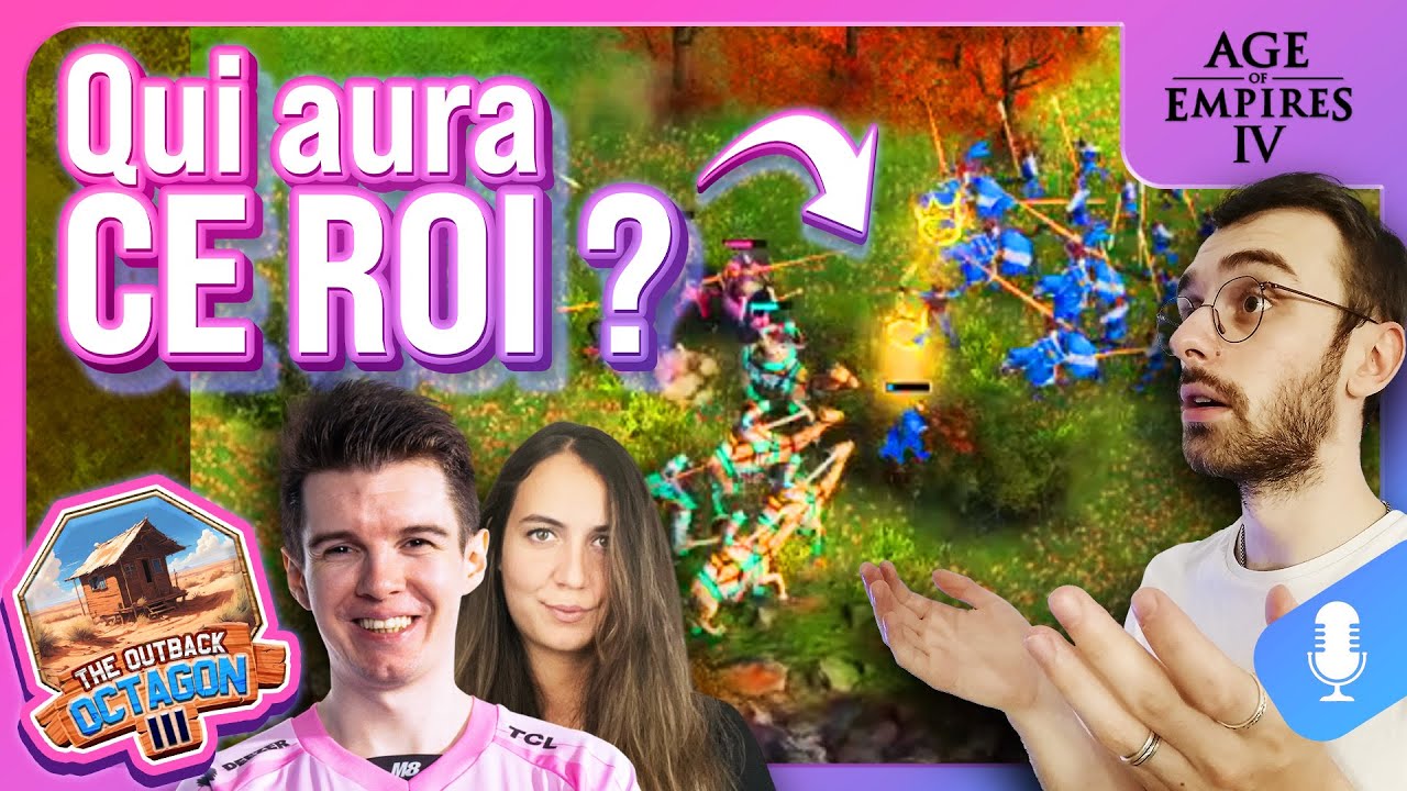 Une bataille pour savoir qui aura son roi ! FFA Outback Octagon by @AussieDrongo AOE 4