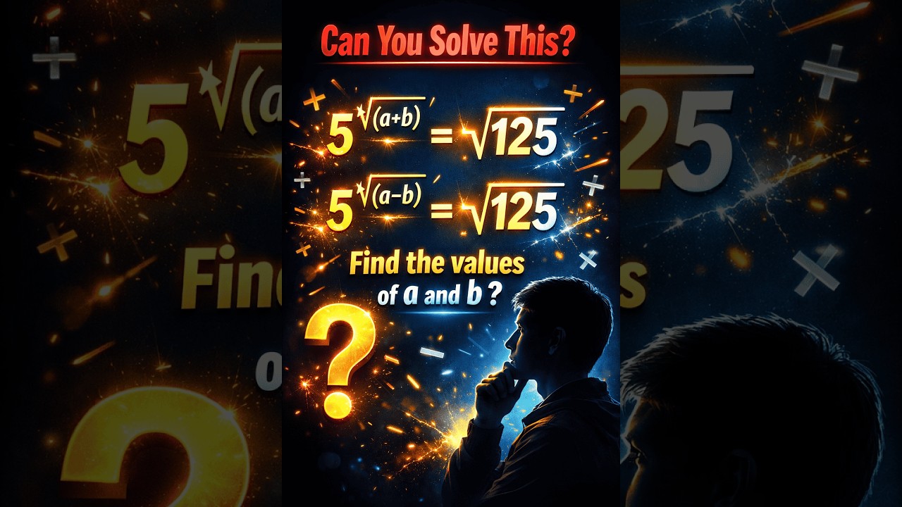 99% Fail This Math Puzzle 😱 Can You Find a & b? | Live