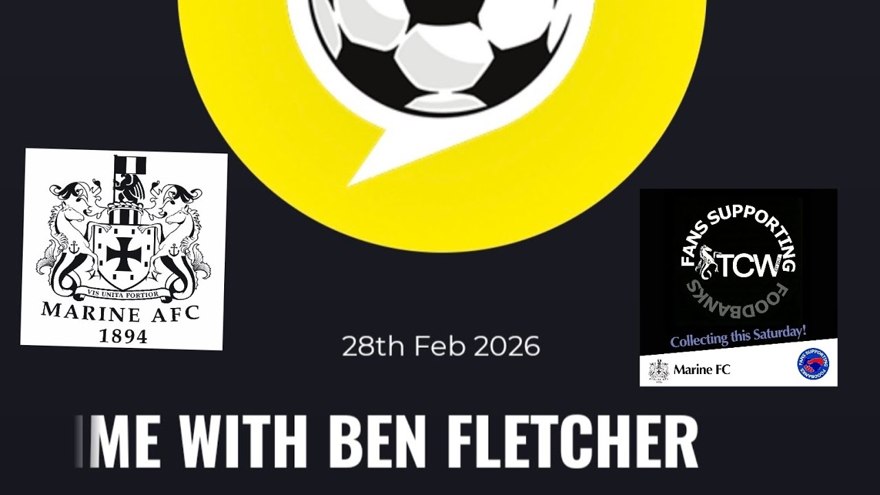 #MarineAFC club Ambassador Tony Bradshaw talks Marine with Talksports Ben Flectcher.