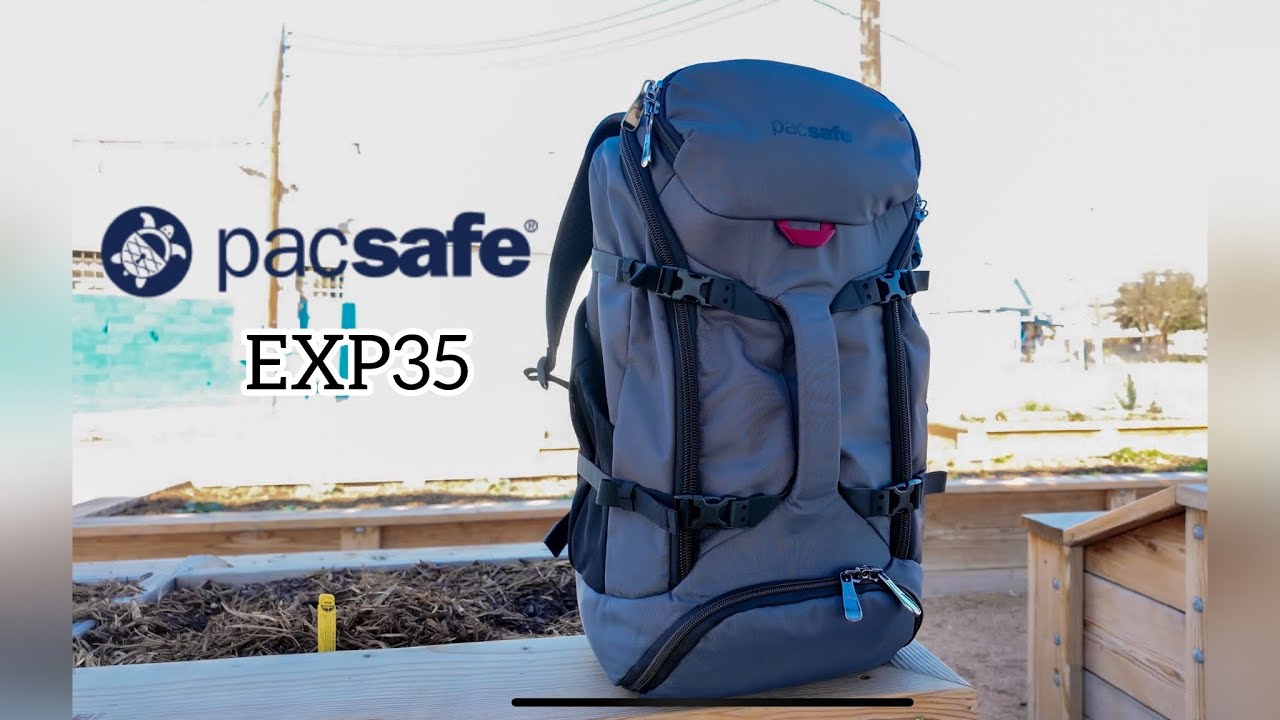 Pacsafe EXP35 Anti-Theft Travel Backpack: The Vault Of Travel Backpacks