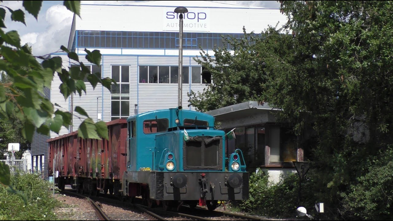 Die Anschlussbahn der Scholz Recycling GmbH in Zwickau