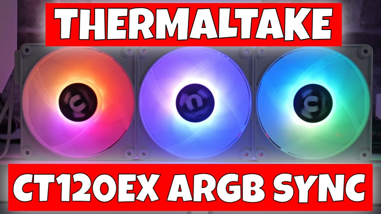 ЛУЧШИЕ RGB-вентиляторы для ПК Thermaltake НОВЫЙ CT120 EX ARGB Sync Magforce 2 0