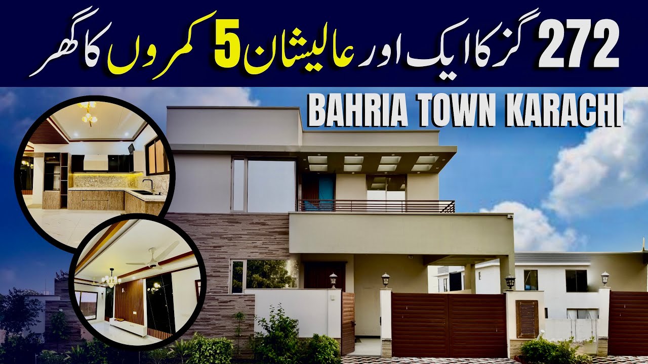 272 Square Yards House in Bahria Town Karachi | House For Sale | Precinct 8
