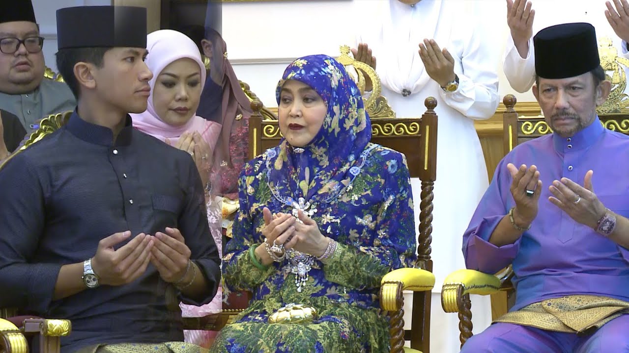 Adat Wedding Brunei Awangku Mohamad Azat & Yang Amat Mulia Anak Hafiyyah I Keluarga Sultan