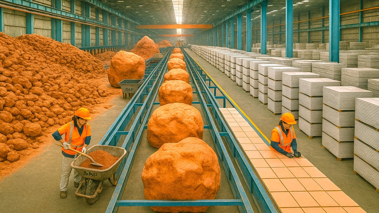 KAKO SE PROIZVODE TISUĆE KERAMIČKIH KOMADA | INDUSTRIJSKI PROCES 🏭