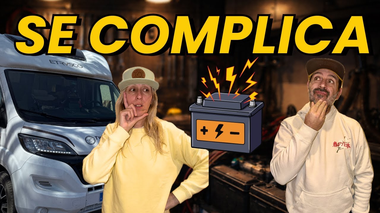 Intentamos cambiar las BATERÍAS 🔋 de la AUTOCARAVANA 🚐 y empiezan los PROBLEMAS