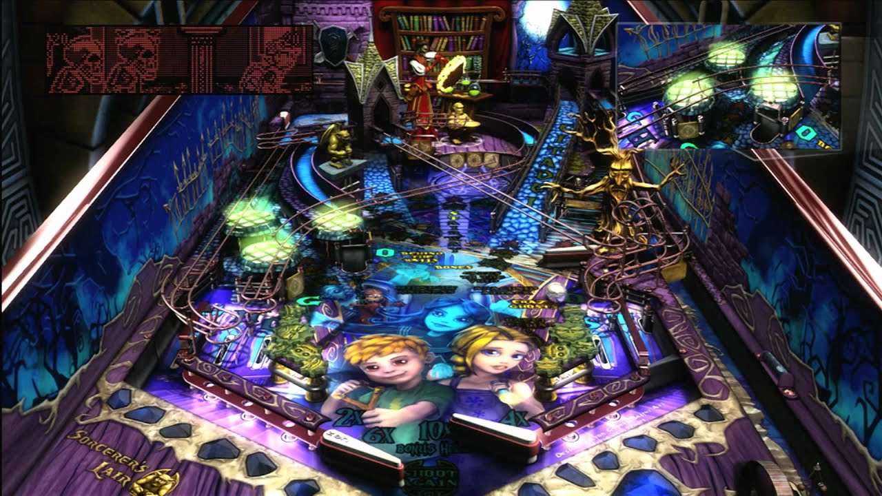 CGRundertow PINBALL FX 2: SORCERER'S LAIR TABLE for Xbox 360 Video Game Review