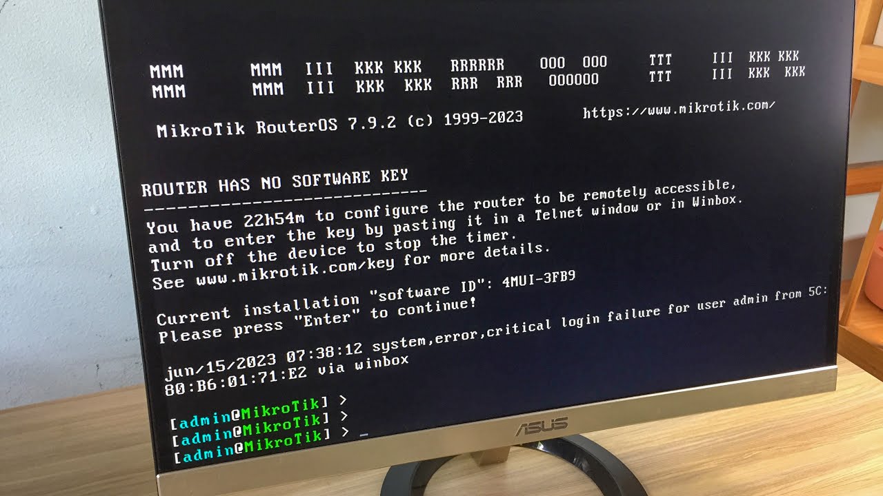 Превратите ПК в маршрутизатор Mikrotik