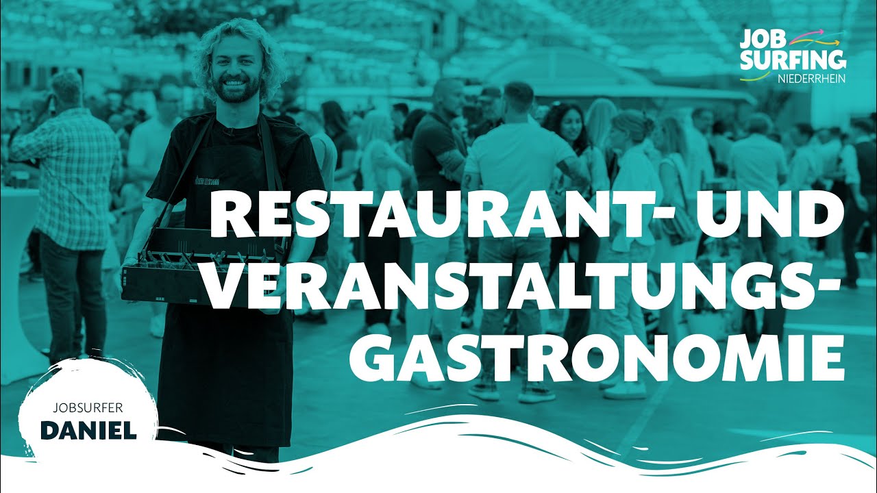 Fachmann für Restaurants und Veranstaltungsgastronomie - Daniel hat diesen Beruf für euch gecheckt!