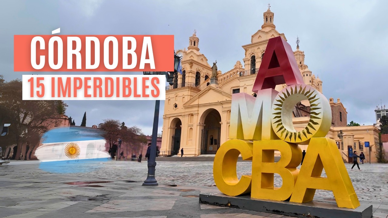Qué HACER en CÓRDOBA Capital: itinerario ideal + mapa 🇦🇷 ARGENTINA
