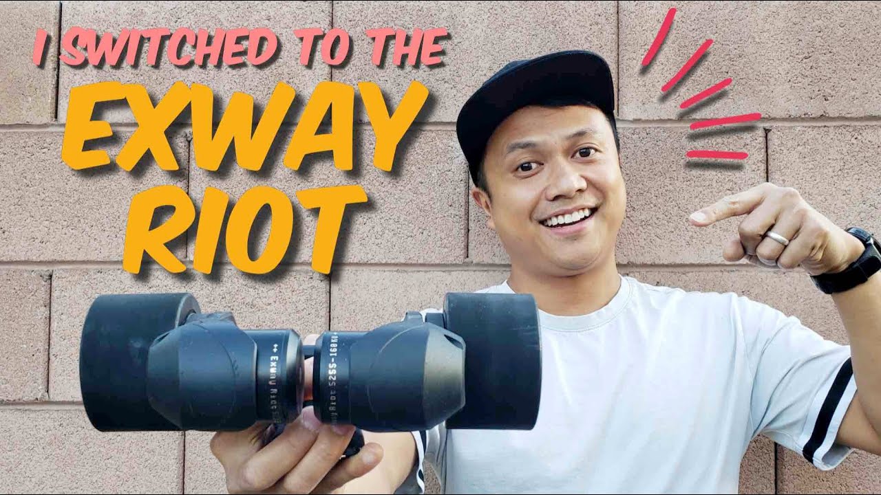 EXWAY X1 PRO RIOT - BELT DRIVE  ELECTRIC SKATEBOARD