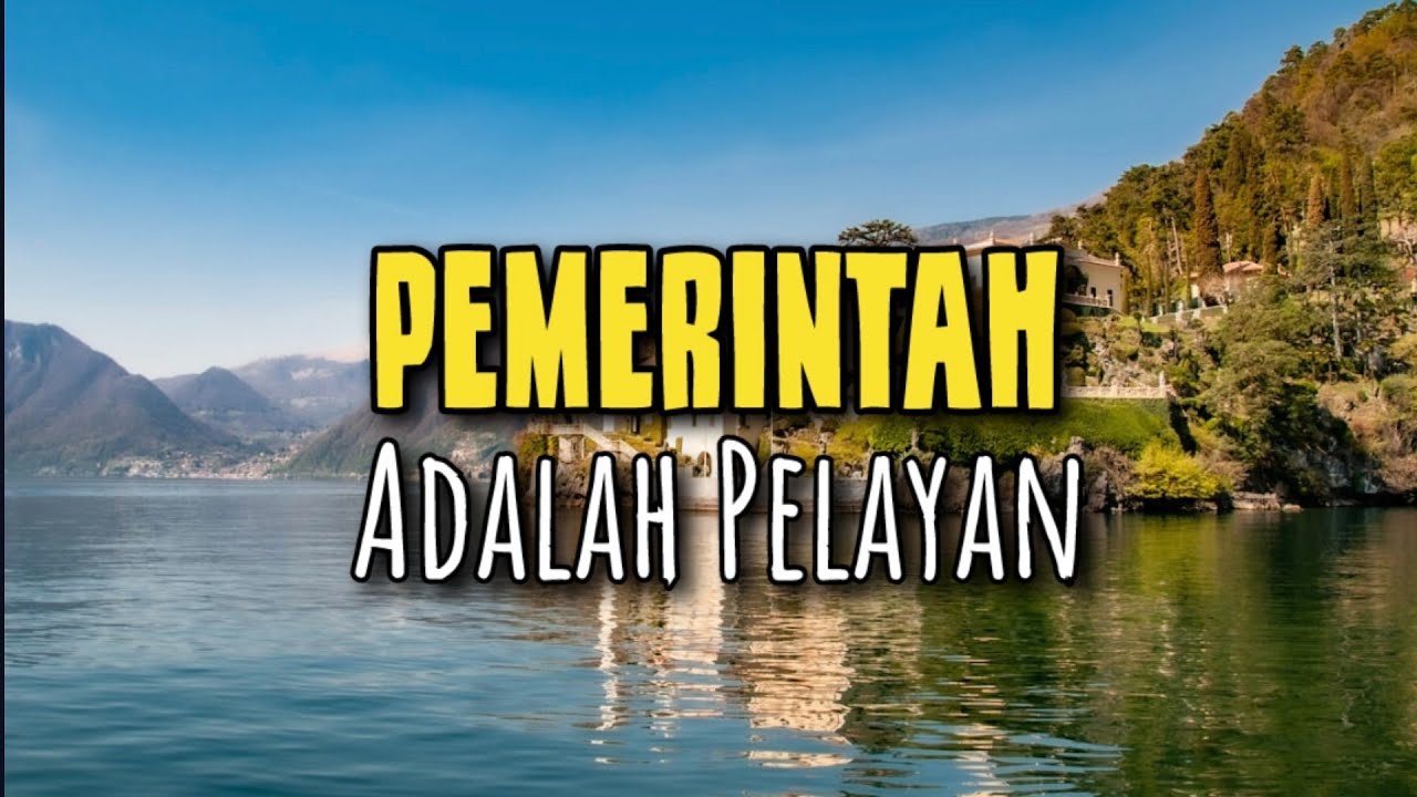 Pemerintah Adalah Pelayan - Renungan dan Doa Pagi 6 Februari 2026