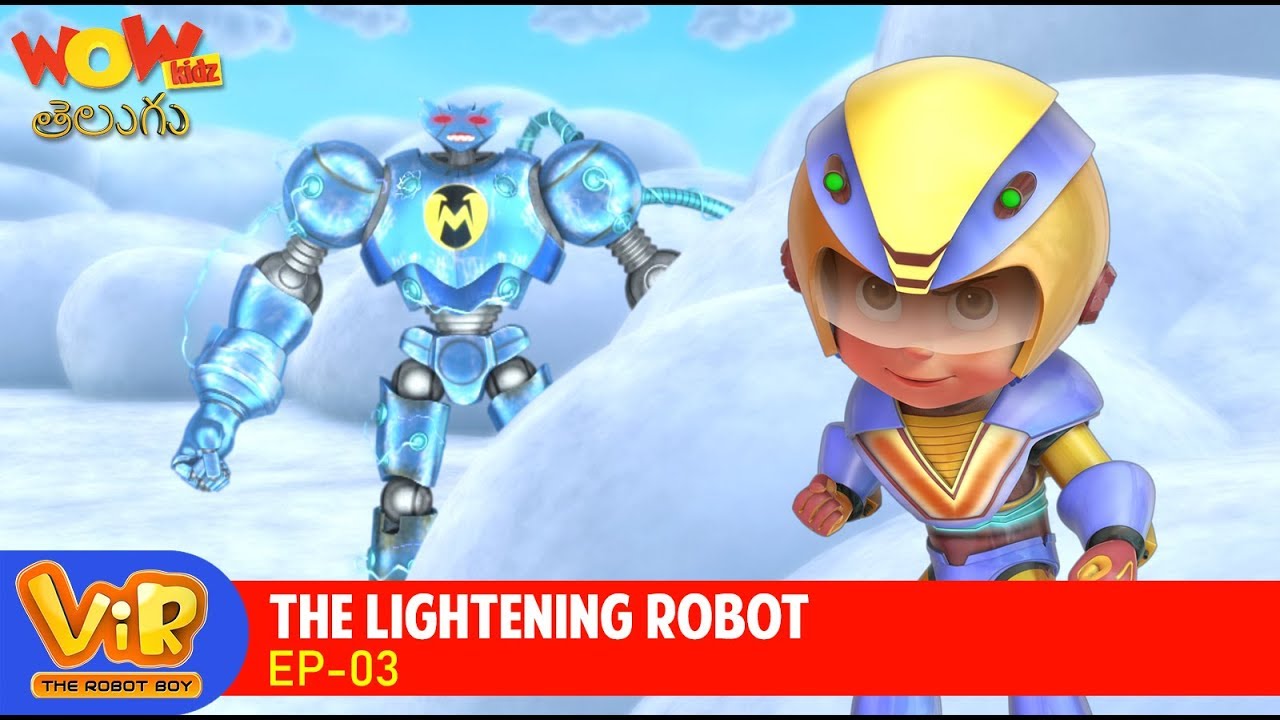 Vir: The Robot Boy | Telugu Cartoons | Telugu Stories | The Lightening Robot | Ep 3 | WowKidz Telugu