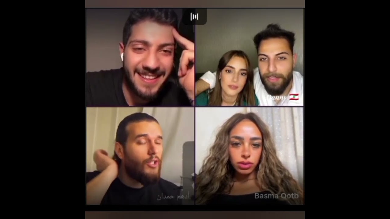 لايف خالد داني جيهان و أدهم 😂😂