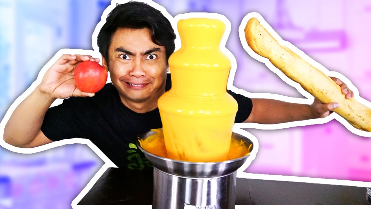 CHEESE FONDUE CHALLENGE!