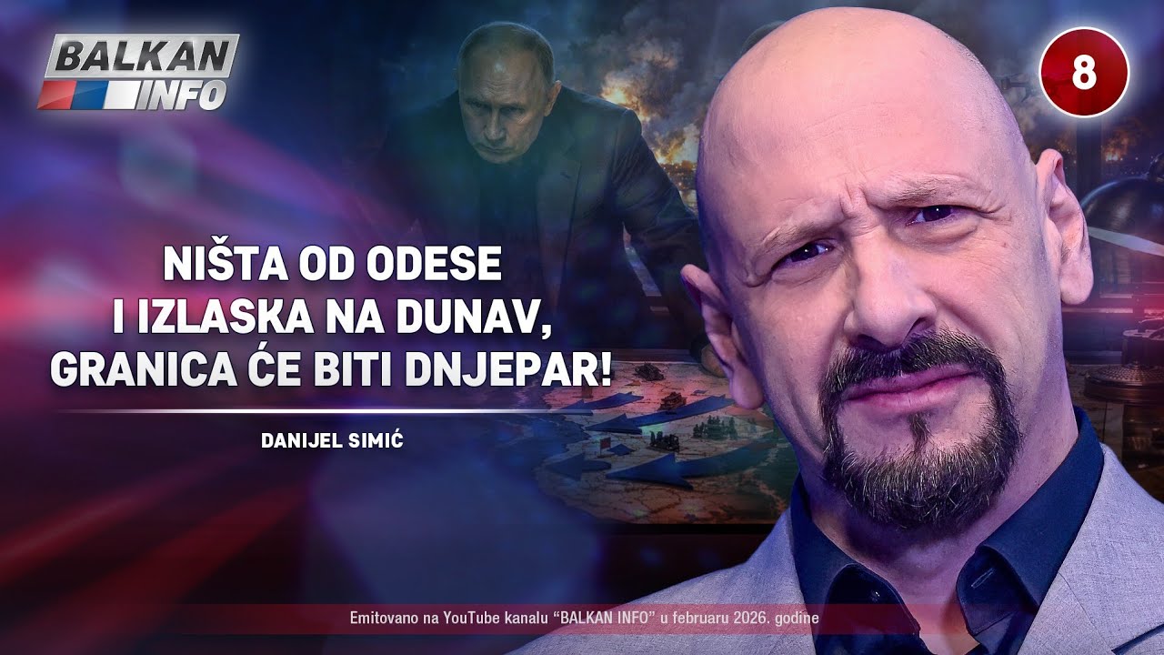 INTERVJU: Danijel Simić – Ništa od Odese i izlaska na Dunav, granica će biti Dnjepar! (19.2.2026)