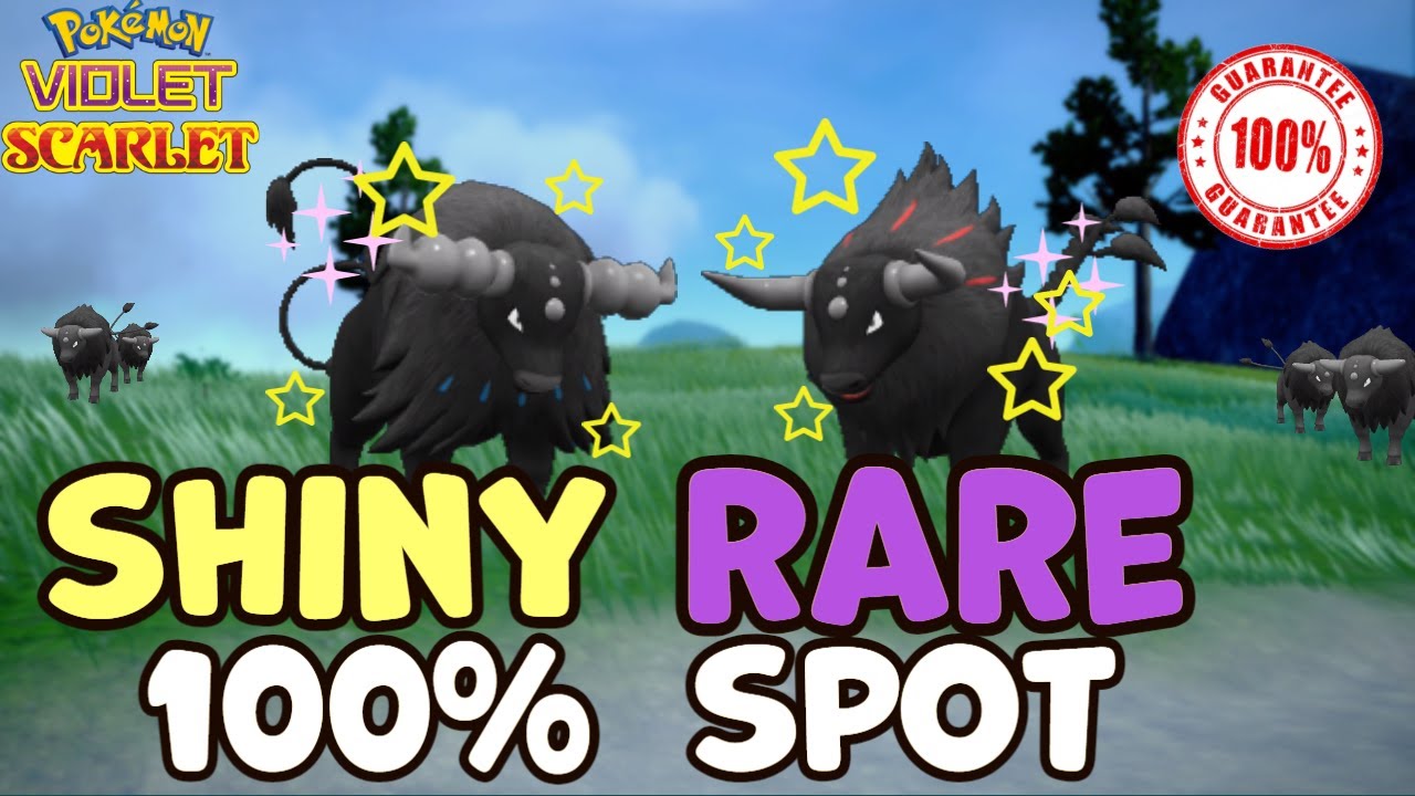100% GURANTEED SHINY TAUROS in Pokemon Scarlet and Violet!