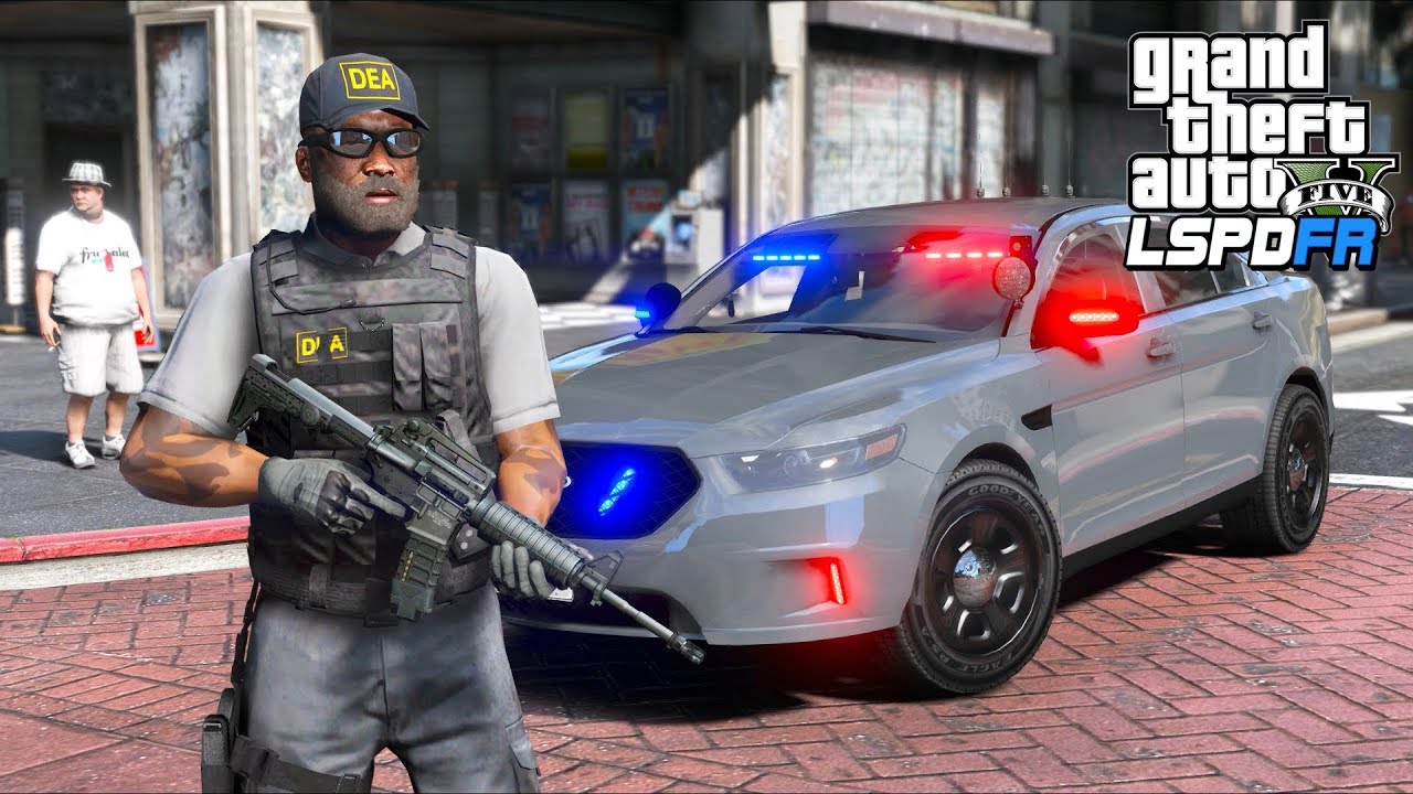 GTA 5 Mods - Lady TASES a DEA Agent!! (LSPDFR Gameplay)
