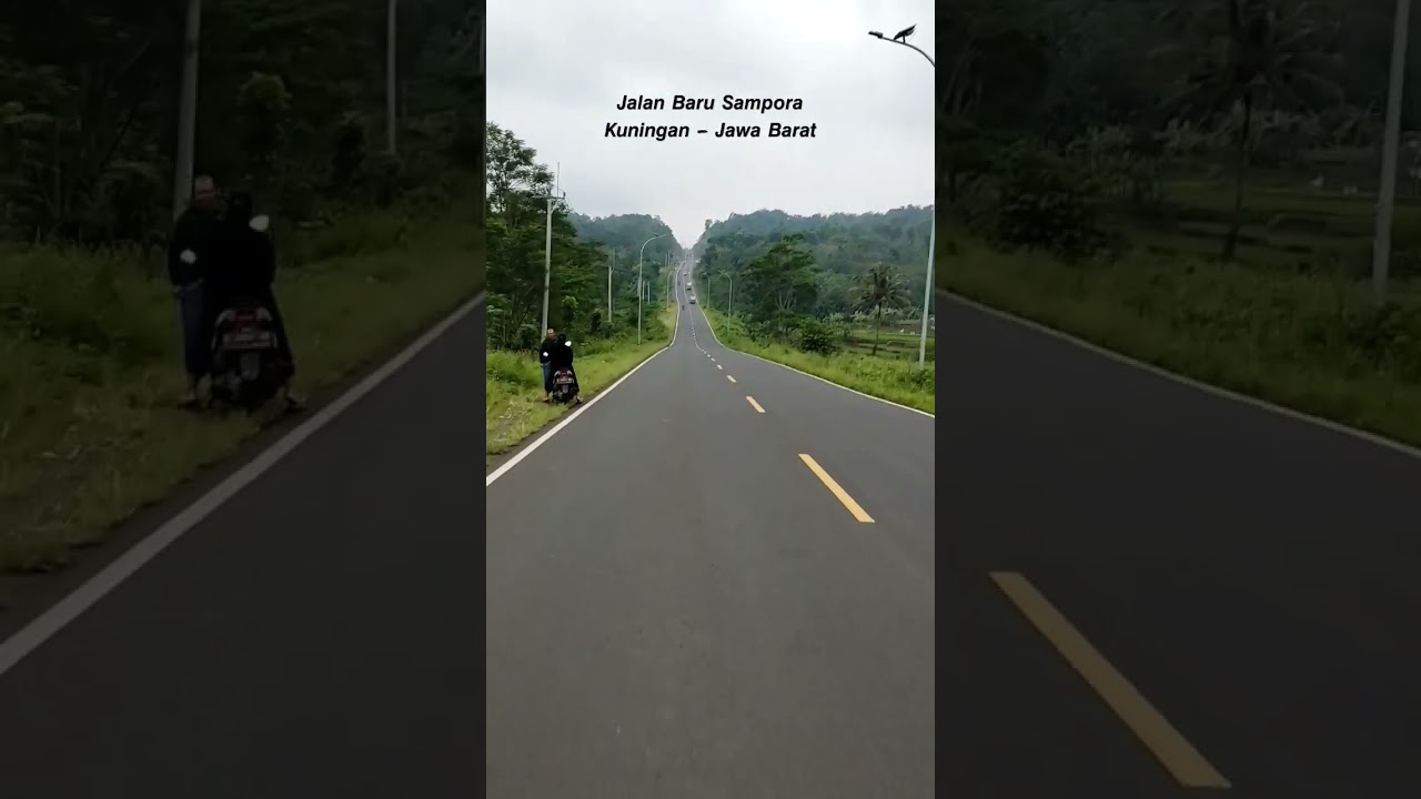 Membelah Bukit Angker || Jalan Baru Sampora Kuningan - Jawa Barat || Jawa Barat Hits #shorts