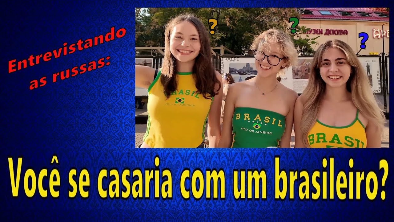 Entrevistando belas russas em Moscou - que tipo de homem elas preferem?