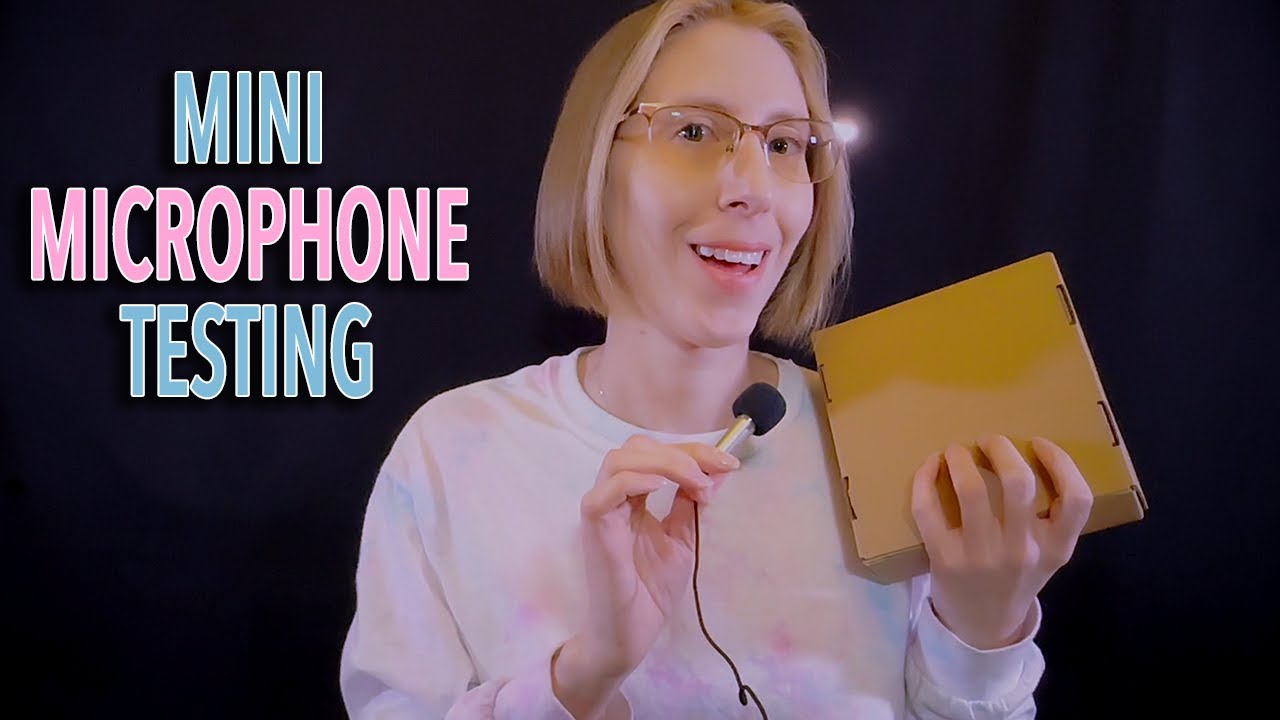 ASMR | Mini Mic Testing - whispering, tapping, scratching