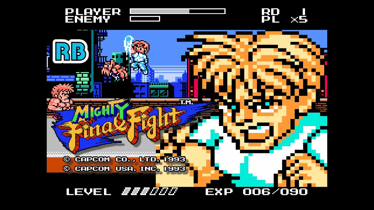 1993 [60fps] NES Mighty Final Fight Cody ALL