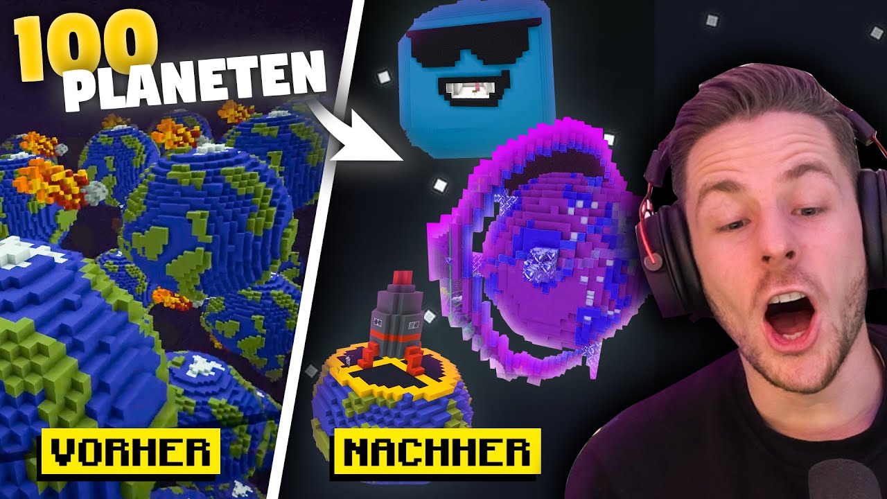 100 SPIELER bekommen 100 EIGENE Planeten 🪐 - Das Ergebnis ist atemberaubend!😳