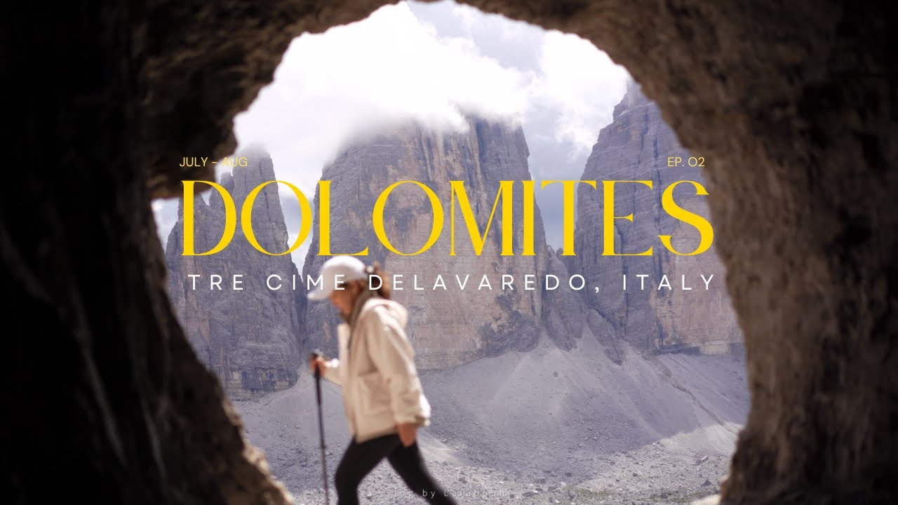 เที่ยวอิตาลี | Dolomites | ep.2 | Tre cime di Lavaredo | Dolomites hiking 10 ชั่วโมง 💛 | vlog