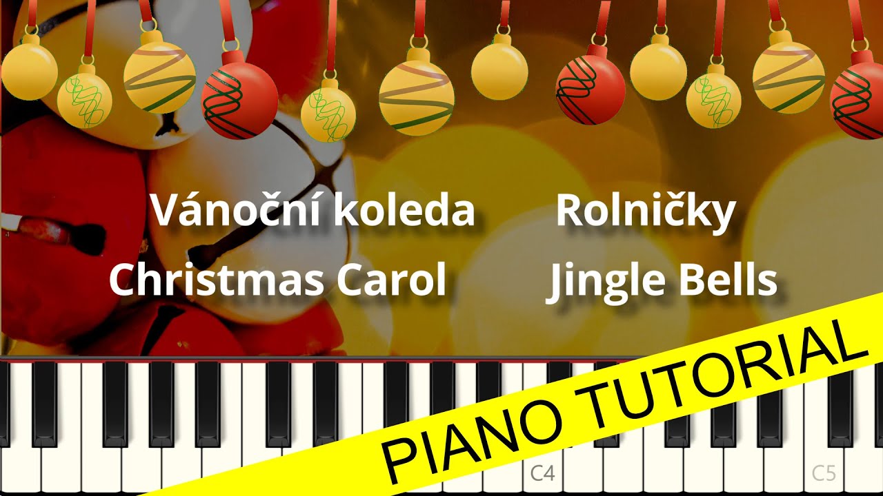 Vánoční koleda - Christmas Carol - Rolničky - Jingle Bells (Piano tutorial)