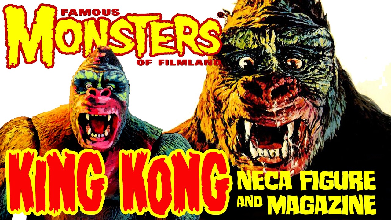 Famous Monsters King Kong NECA Figure and Magazine