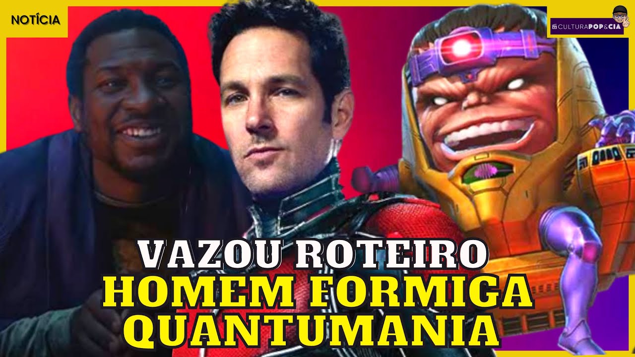 VAZOU O ROTEIRO COMPLETO DE HOMEM FORMIGA E A VESPA QUANTUMANIA!
