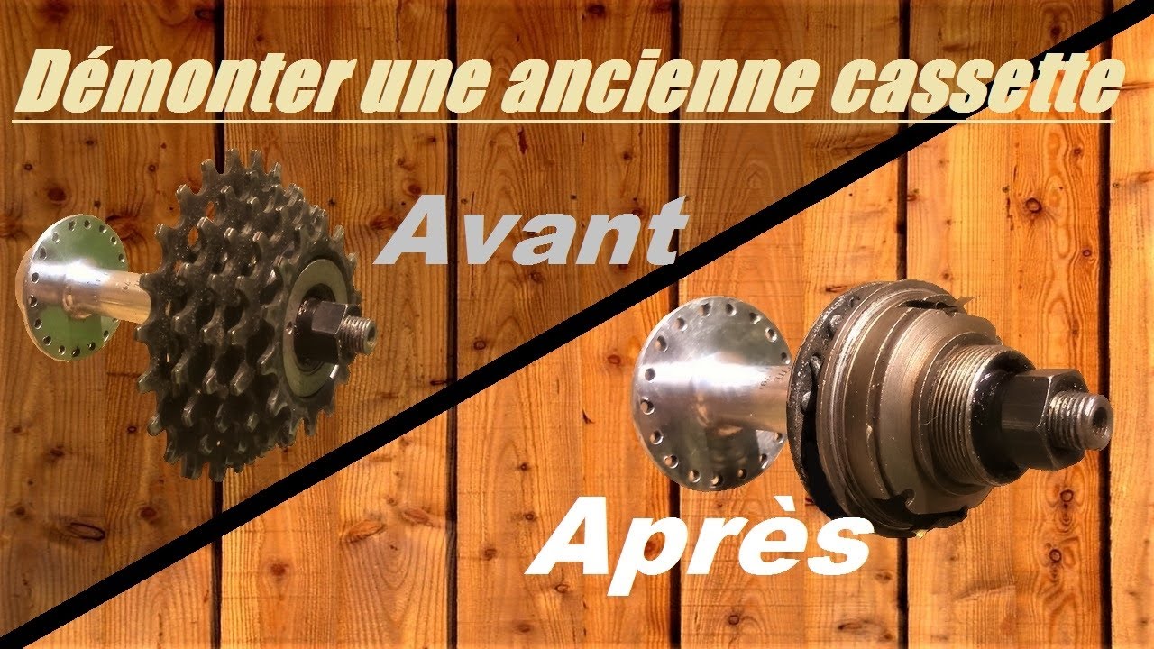 Comment démonter facilement une ancienne cassette de vélo ?