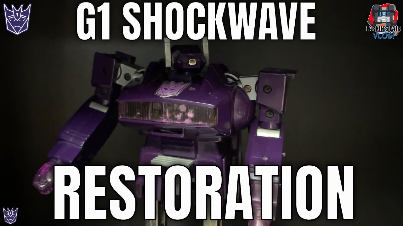 Transformers G1 Shockwave Restoration, Tube Replacement & Electronics