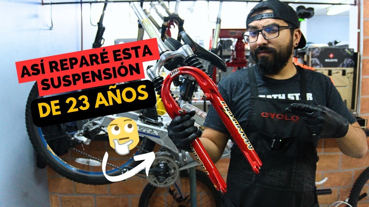 Reparé una suspensión Manitou de 23 AÑOS