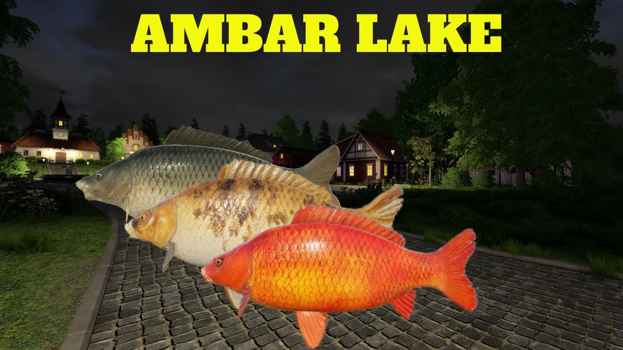 Russian Fishing 4 RF4 -AMBAR LAKE- Super active carp spot for farming 76 in one hour 600 silver