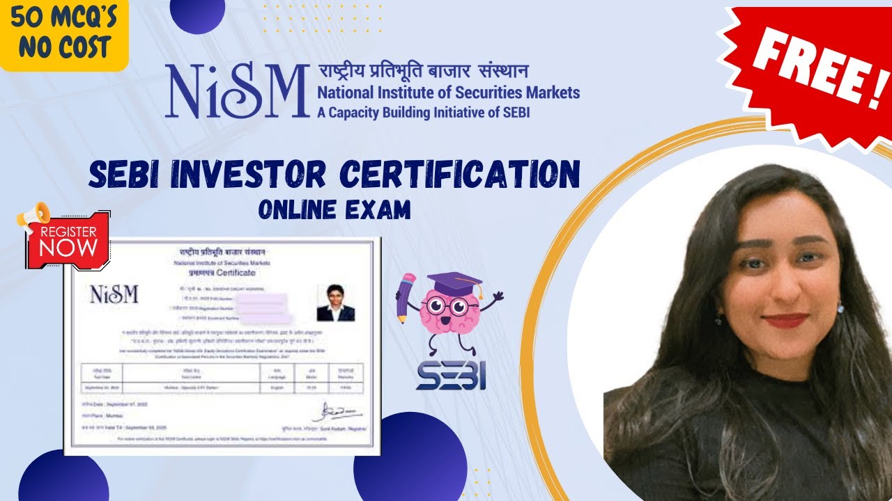 SEBI Investor Certification Examination by NISM- How to enroll & syllabus ✅👍 #nismexam #sebi