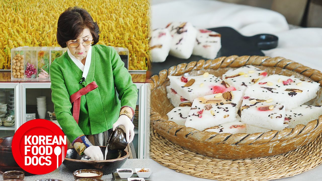 막걸리향이 솔솔~구경숙 명인의 사평기정떡[Making Korean traditional  rice cake Sapyeong Gijeong Tteok by Kyungsook-Gu]