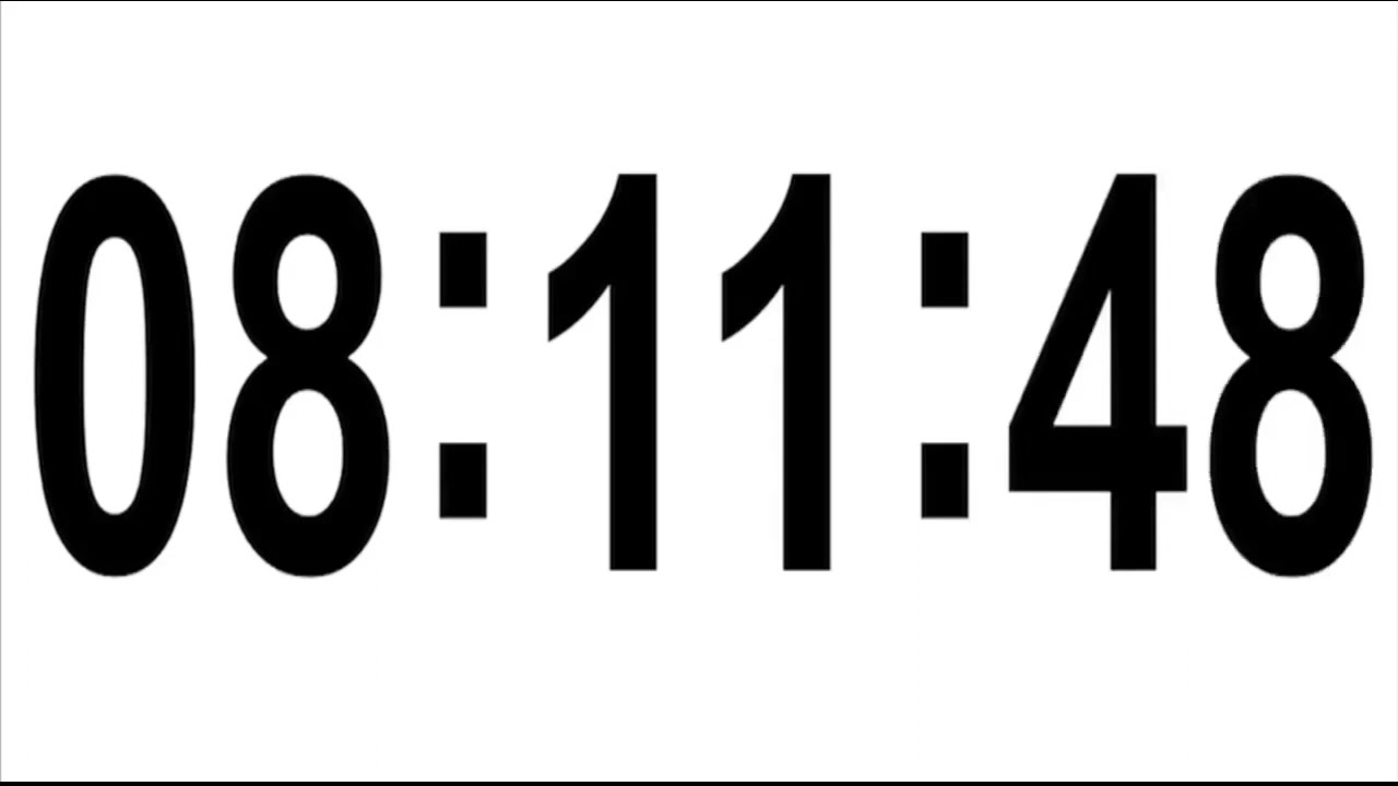 500 MINUTES TIMER { 8 HOURS 20 MINUTES TIMER }  COUNTDOWN TIMER WITH ALARM ⏰