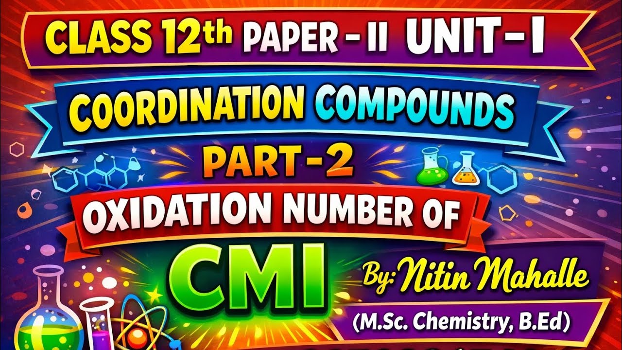 How to calculate oxidation number of metal in Coordination compounds/class 12th coordination comp.