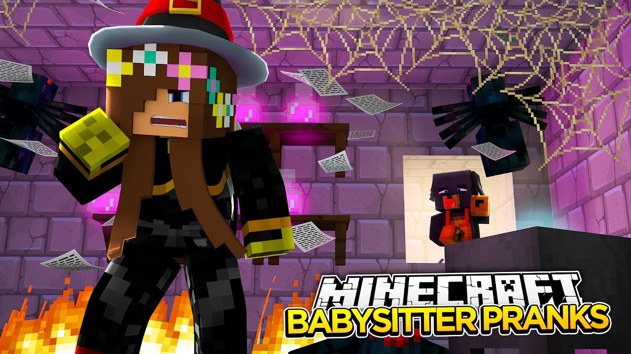 Minecraft Pranks - BABYSITTER PRANKS